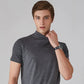 Camiseta de cuello alto slim-fit para hombre