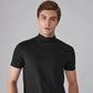 Camiseta de cuello alto slim-fit para hombre