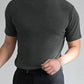 Camiseta de cuello alto slim-fit para hombre